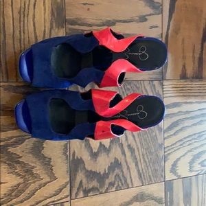 Jessika Simpson platform stiletto heeled sandal